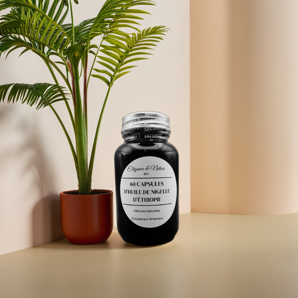 CAPSULES D'HUILE DE NIGELLE D'ÉTHIOPIE HABACHIA