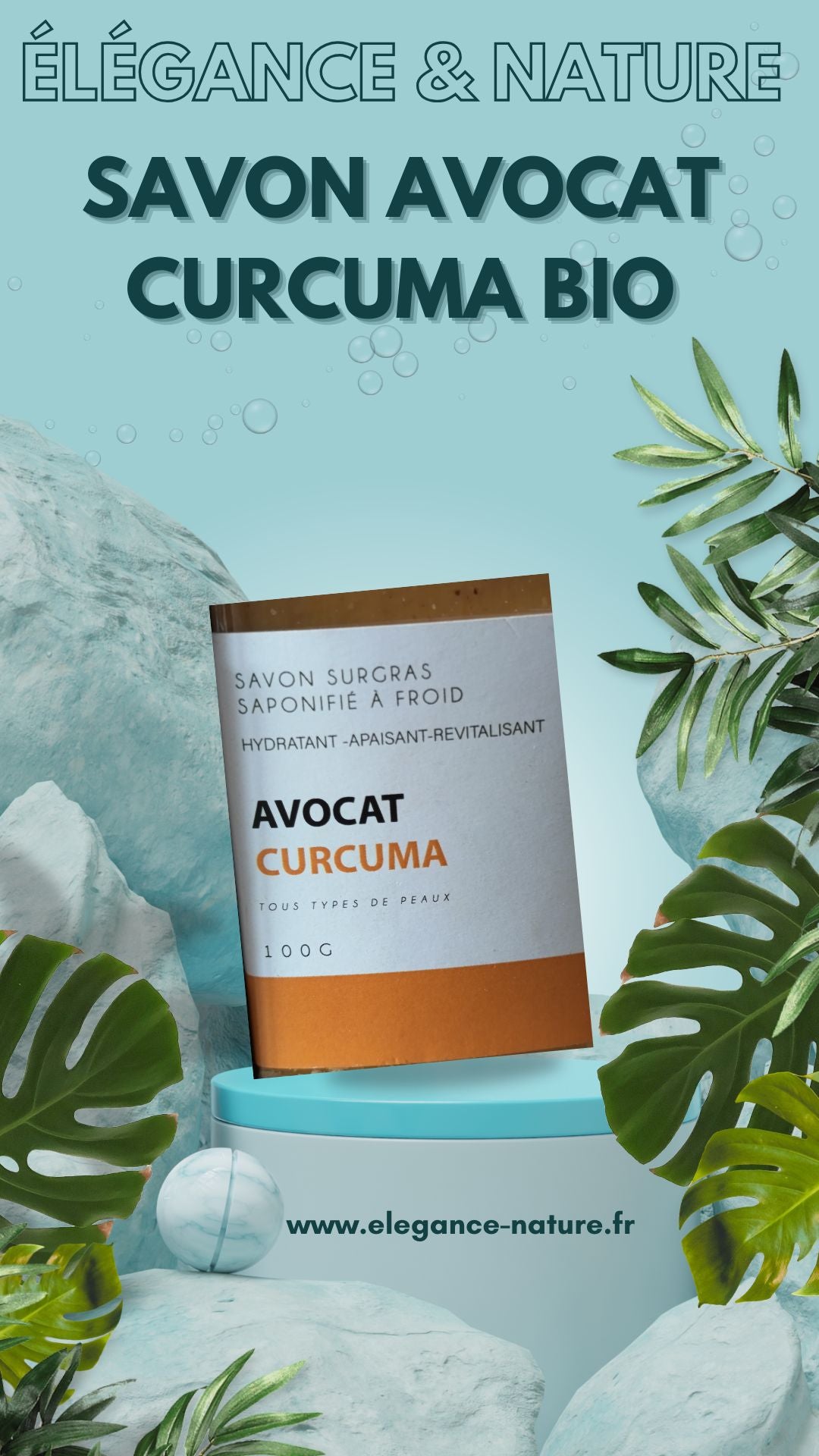 SAVON AVOCAT CURCUMA